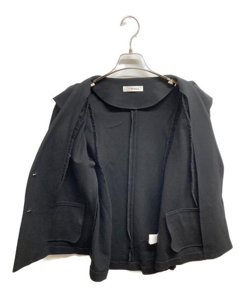 UNMINOU（アンミヌ）UNMINOU (アンミヌ) フリルジャケット ブラック サイズ:Freeの古着・服飾アイテム