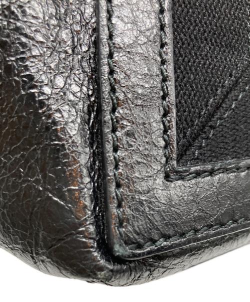 BALENCIAGA（バレンシアガ）BALENCIAGA (バレンシアガ) ネイビーカバスS ハンドバッグ ブラックの古着・服飾アイテム
