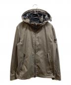 BLACK LABEL CRESTBRIDGEブラックレーベル クレストブリッジ）の古着「ハイストレッチメランジパーカー」｜ブラウン