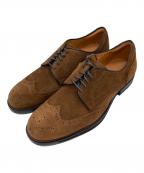 asicsアシックス）の古着「ウィングチップシューズ」｜ブラウン