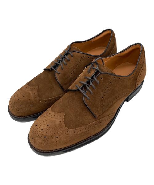 asics（アシックス）asics (アシックス) ウィングチップシューズ ブラウン サイズ:26EEEの古着・服飾アイテム