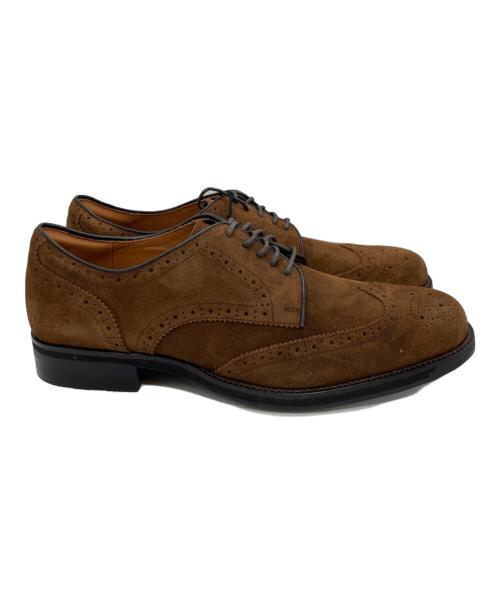 asics（アシックス）asics (アシックス) ウィングチップシューズ ブラウン サイズ:26EEEの古着・服飾アイテム