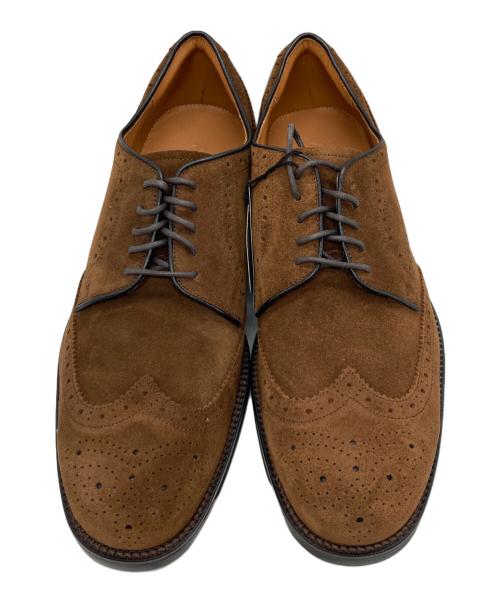 asics（アシックス）asics (アシックス) ウィングチップシューズ ブラウン サイズ:26EEEの古着・服飾アイテム