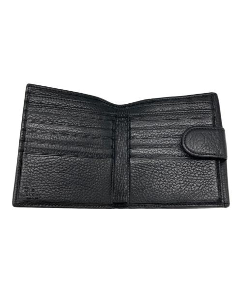 GUCCI（グッチ）GUCCI (グッチ) 2つ折り財布 ブラックの古着・服飾アイテム