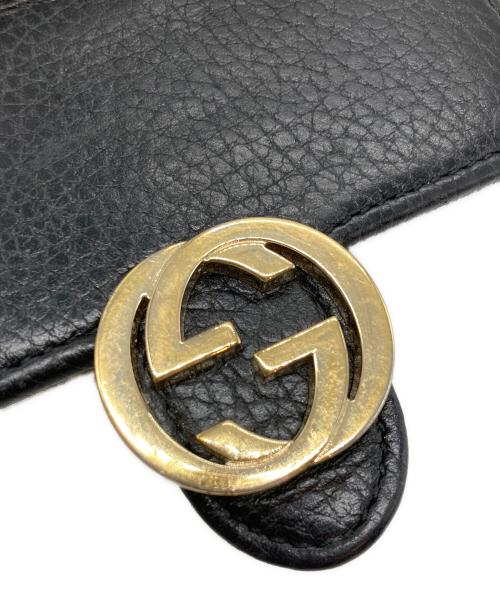 GUCCI（グッチ）GUCCI (グッチ) 2つ折り財布 ブラックの古着・服飾アイテム