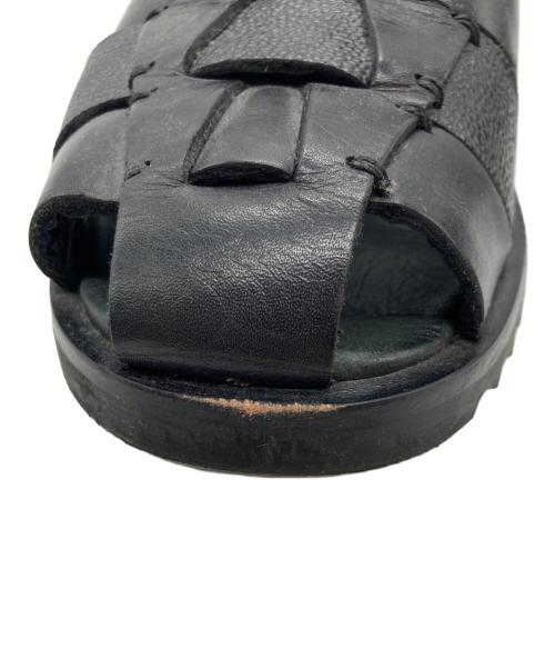 PARABOOT（パラブーツ）PARABOOT (パラブーツ) SHIPS (シップス) グルカサンダル ブラック サイズ:41の古着・服飾アイテム