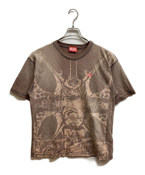 DIESEL（ディーゼル）DIESEL (ディーゼル) T-BOXT-T13 ブラウン サイズ:Sの古着・服飾アイテム