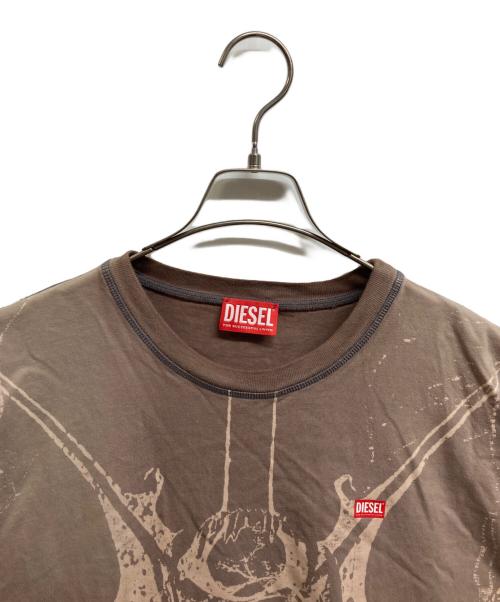 DIESEL（ディーゼル）DIESEL (ディーゼル) T-BOXT-T13 ブラウン サイズ:Sの古着・服飾アイテム