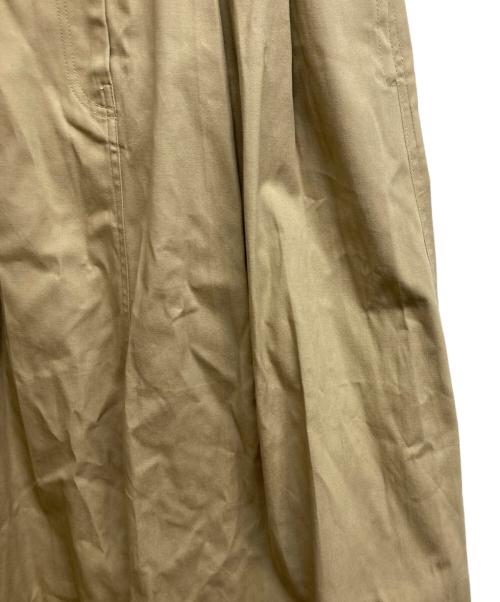 Snidel（スナイデル）Snidel (スナイデル) チノワイドスカート ベージュ 未使用品の古着・服飾アイテム