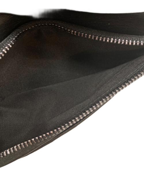 JIMMY CHOO（ジミーチュウ）JIMMY CHOO (ジミーチュウ) クーパー スタースタッズ バイカーレザー ウォレット ブラックの古着・服飾アイテム