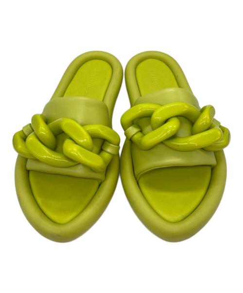 STELLA McCARTNEY（ステラマッカートニー）STELLA McCARTNEY (ステラマッカートニー) チャンキーチェーン エアースライド グリーン サイズ:38の古着・服飾アイテム