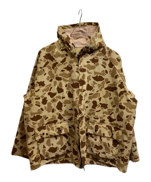 Eddie Bauer（エディーバウアー）Eddie Bauer (エディーバウアー) ダックハンターレインパーカー ベージュ サイズ:XLの古着・服飾アイテム