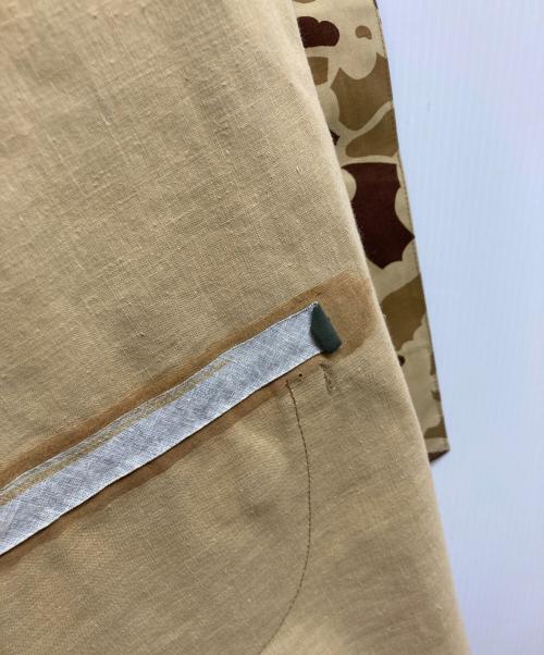 Eddie Bauer（エディーバウアー）Eddie Bauer (エディーバウアー) ダックハンターレインパーカー ベージュ サイズ:XLの古着・服飾アイテム