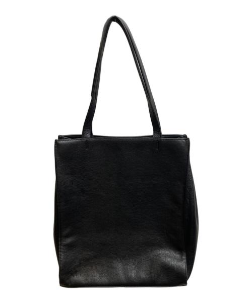 SONNE（ゾンネ）SONNE (ゾンネ) レザートートバッグ ブラックの古着・服飾アイテム