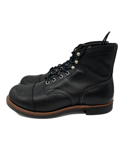 RED WING（レッドウィング）RED WING (レッドウィング) IRON RANGER ブラック サイズ:USA9Dの古着・服飾アイテム