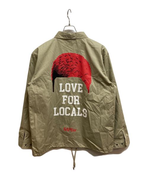 SAPEur（サプール）SAPEur (サプール) コーチジャケット ベージュ サイズ:XX-LARGEの古着・服飾アイテム
