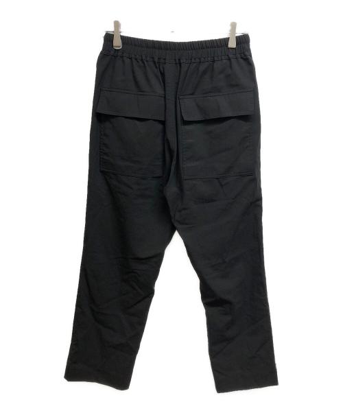 RICK OWENS（リックオウエンス）RICK OWENS (リックオウエンス) DRAWSTRING SLIM LONGワイドパンツ ブラック サイズ:48の古着・服飾アイテム