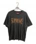 SUPREME（シュプリーム）の古着「25SS Flocked Washed S/S Top」｜グレー