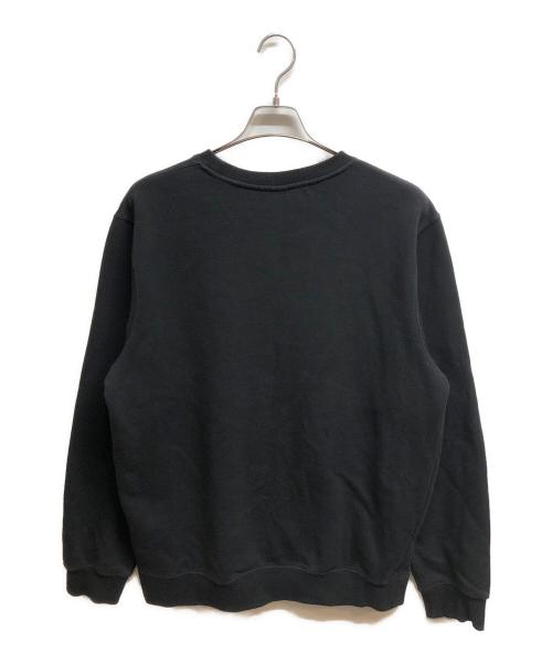 stussy（ステューシー）stussy (ステューシー) 刺繍ロゴスウェット ブラック サイズ:Lの古着・服飾アイテム