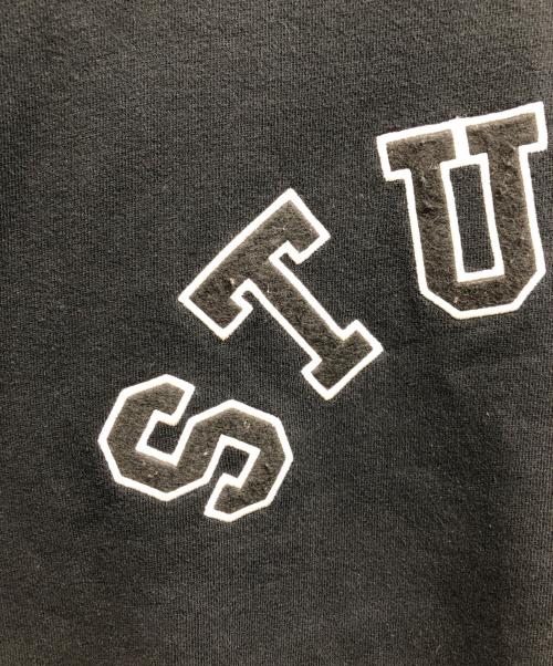 stussy（ステューシー）stussy (ステューシー) 刺繍ロゴスウェット ブラック サイズ:Lの古着・服飾アイテム