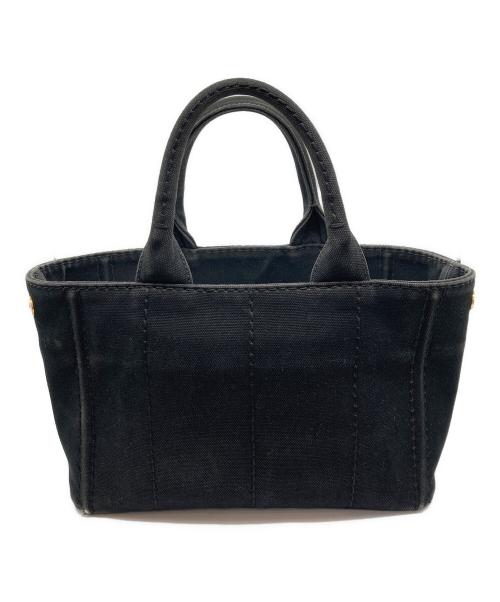 PRADA（プラダ）PRADA (プラダ) カナパデニムトートバッグ ブラックの古着・服飾アイテム