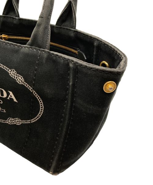 PRADA（プラダ）PRADA (プラダ) カナパデニムトートバッグ ブラックの古着・服飾アイテム