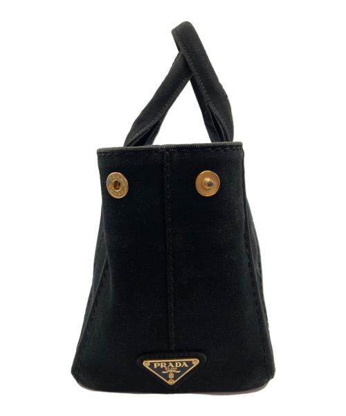 PRADA（プラダ）PRADA (プラダ) カナパデニムトートバッグ ブラックの古着・服飾アイテム