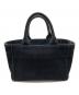PRADA (プラダ) カナパデニムトートバッグ ブラック：15000円