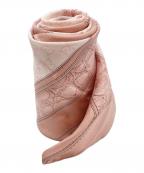 GUCCIグッチ）の古着「GG柄 シルクスカーフ」｜ピンク