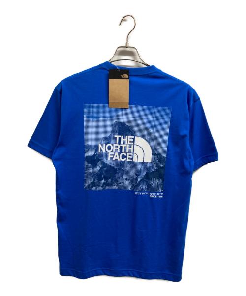 THE NORTH FACE（ザ ノース フェイス）THE NORTH FACE (ザ ノース フェイス) ョートスリーブハーフドームデジタルスクエアロゴティー ブルー サイズ:M 未使用品の古着・服飾アイテム