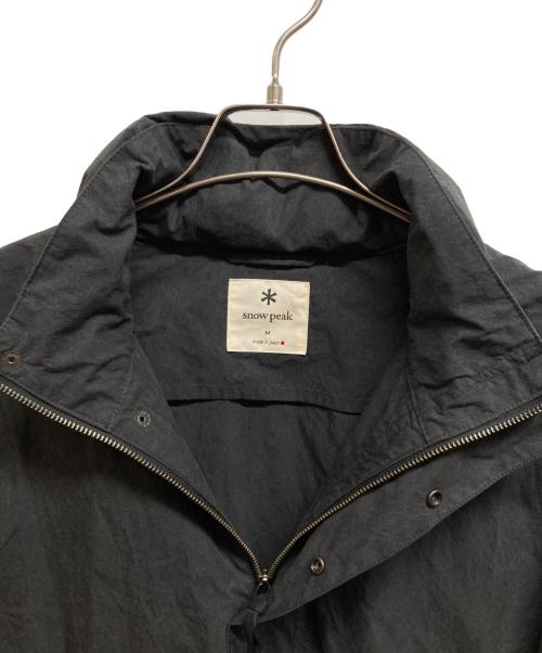 Snow peak（スノーピーク）Snow peak (スノーピーク) Indigo C/N Anorak ブラック サイズ:M 未使用品の古着・服飾アイテム