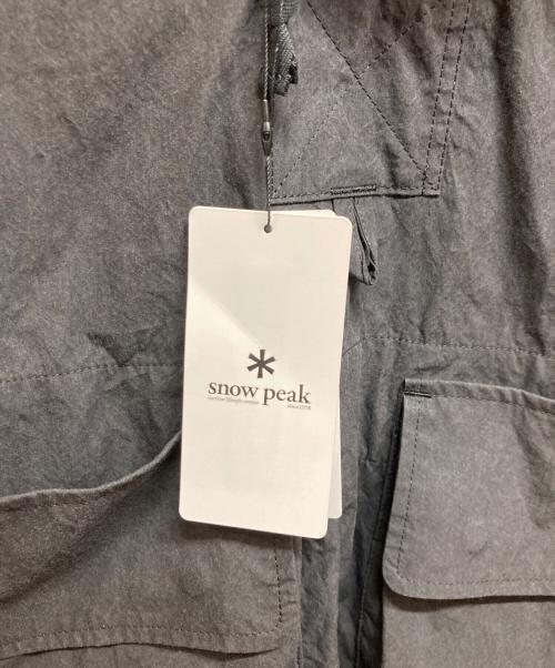 Snow peak（スノーピーク）Snow peak (スノーピーク) Indigo C/N Anorak ブラック サイズ:M 未使用品の古着・服飾アイテム