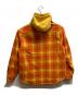 SUPREME (シュプリーム) 21FW Hooded Flannel Zip Up Shirt オレンジ サイズ:S：12000円