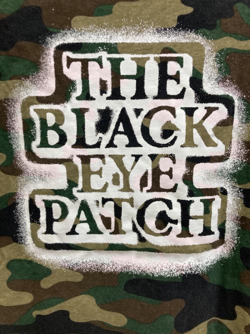 THE BLACK EYE PATCH（ブラックアイパッチ）THE BLACK EYE PATCH (ブラックアイパッチ) カモ柄tシャツ カーキ サイズ:Mの古着・服飾アイテム