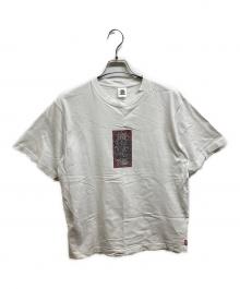 THE BLACK EYE PATCH（ブラックアイパッチ）の古着「TEAM TOMODACHI HWC RHINESTONE TEE」｜ホワイト
