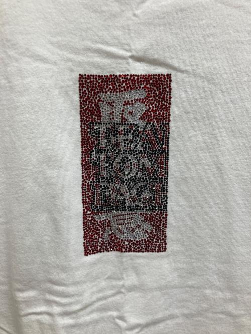 THE BLACK EYE PATCH（ブラックアイパッチ）THE BLACK EYE PATCH (ブラックアイパッチ) TEAM TOMODACHI HWC RHINESTONE TEE ホワイト サイズ:Mの古着・服飾アイテム