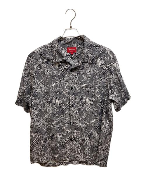 SUPREME（シュプリーム）SUPREME (シュプリーム) Dollar S/S Shirt ホワイト×ブラック サイズ:Lの古着・服飾アイテム