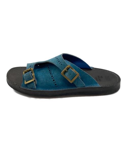 TOKYO SANDAL（トウキョウサンダル）TOKYO SANDAL (トウキョウサンダル) LOST CONTROL (ロストコントロール) LEATHER SANDAL ブルー サイズ:8の古着・服飾アイテム