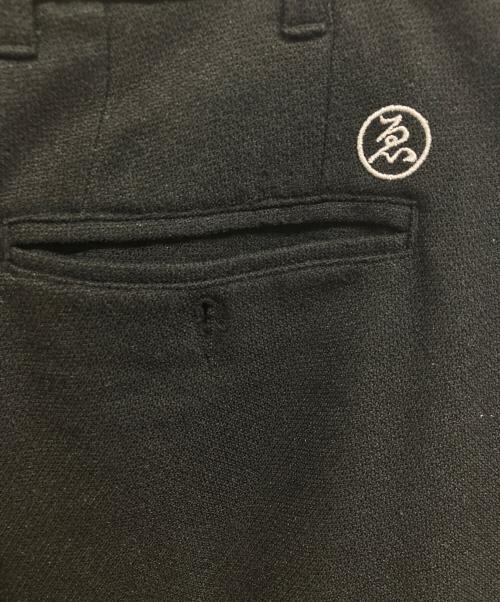 EVISEN（エビセン）EVISEN (エビセン) ワイドテーパードパンツ ブラック サイズ:Lの古着・服飾アイテム