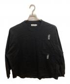 TIGHTBOOTH PRODUCTIONタイトブースプロダクション）の古着「L/SポケットTシャツ」｜ブラック