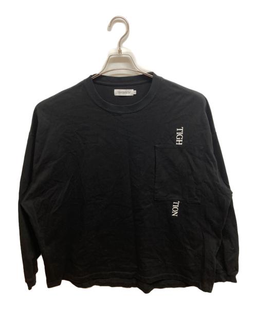 TIGHTBOOTH PRODUCTION（タイトブースプロダクション）TIGHTBOOTH PRODUCTION (タイトブースプロダクション) L/SポケットTシャツ ブラック サイズ:XLの古着・服飾アイテム