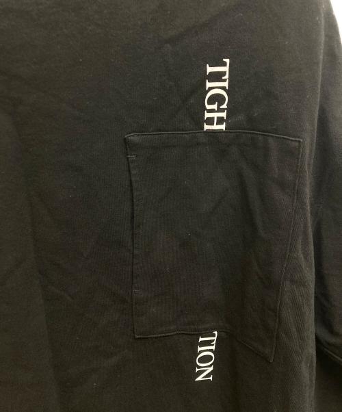 TIGHTBOOTH PRODUCTION（タイトブースプロダクション）TIGHTBOOTH PRODUCTION (タイトブースプロダクション) L/SポケットTシャツ ブラック サイズ:XLの古着・服飾アイテム