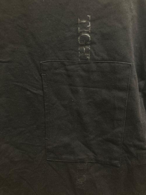 TIGHTBOOTH PRODUCTION（タイトブースプロダクション）TIGHTBOOTH PRODUCTION (タイトブースプロダクション) ポケットTシャツ ブラック サイズ:XLの古着・服飾アイテム