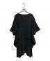 LIMI feu (リミフゥ) ワイドタックデザインワンピース ブラック サイズ:S：8000円