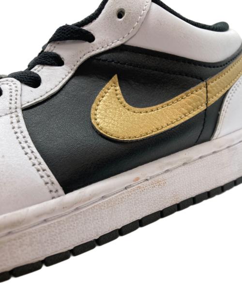 NIKE（ナイキ）NIKE (ナイキ) Air Jordan 1 Low ホワイト×ブラック サイズ:US9.5の古着・服飾アイテム