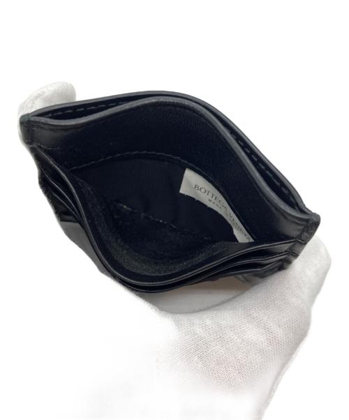BOTTEGA VENETA（ボッテガベネタ）BOTTEGA VENETA (ボッテガベネタ) イントレチャートクレジットカードケース ブラックの古着・服飾アイテム