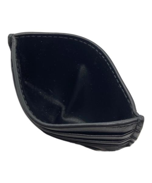 BOTTEGA VENETA（ボッテガベネタ）BOTTEGA VENETA (ボッテガベネタ) イントレチャートクレジットカードケース ブラックの古着・服飾アイテム