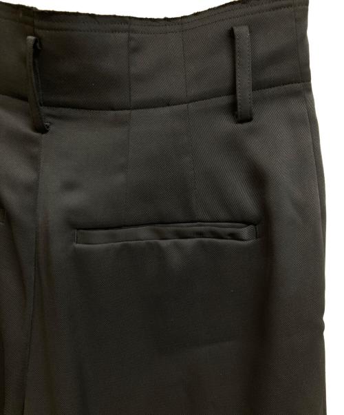 BEAUTY&YOUTH（ビューティーアンドユース）BEAUTY&YOUTH (ビューティーアンドユース) ポリエステルツイル カットアウト タックパンツ ネイビー サイズ:Sの古着・服飾アイテム