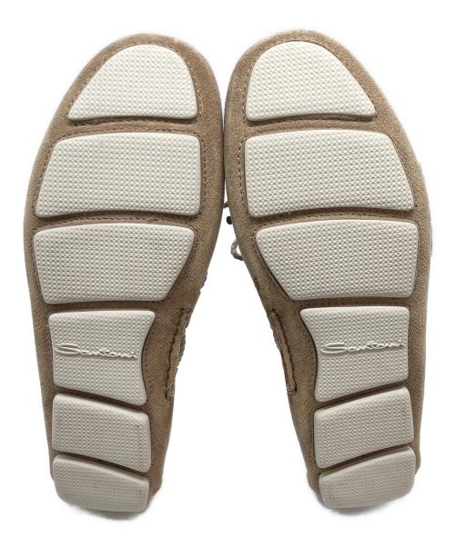 BEAMS F（ビームスエフ）BEAMS F (ビームスエフ) Santoni (サントーニ) ドライビングシューズ ベージュ サイズ:5の古着・服飾アイテム