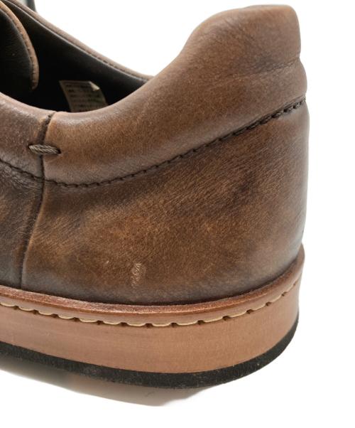 Santoni（サントーニ）Santoni (サントーニ) レザーローカットスニーカー ブラウン サイズ:6の古着・服飾アイテム